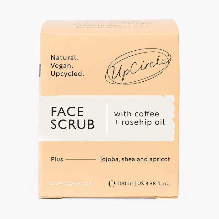 UpCircle gezichtsscrub met rozenbottelolie